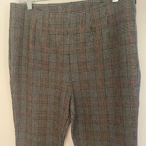 NWT Free People Plaid Flare Pants